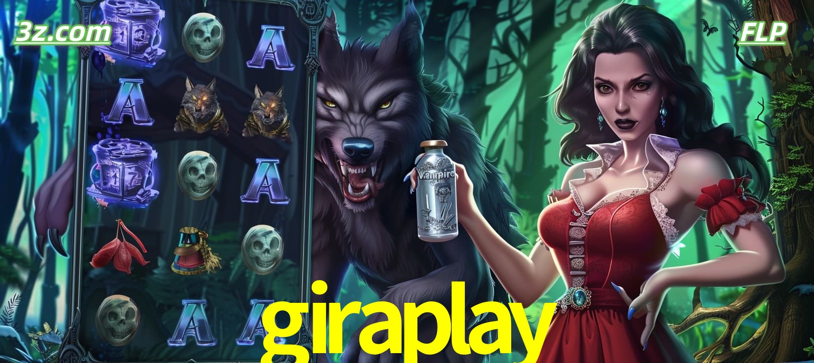 Slots online tema de lobisomem e vampira no giraplay cassino Brasil