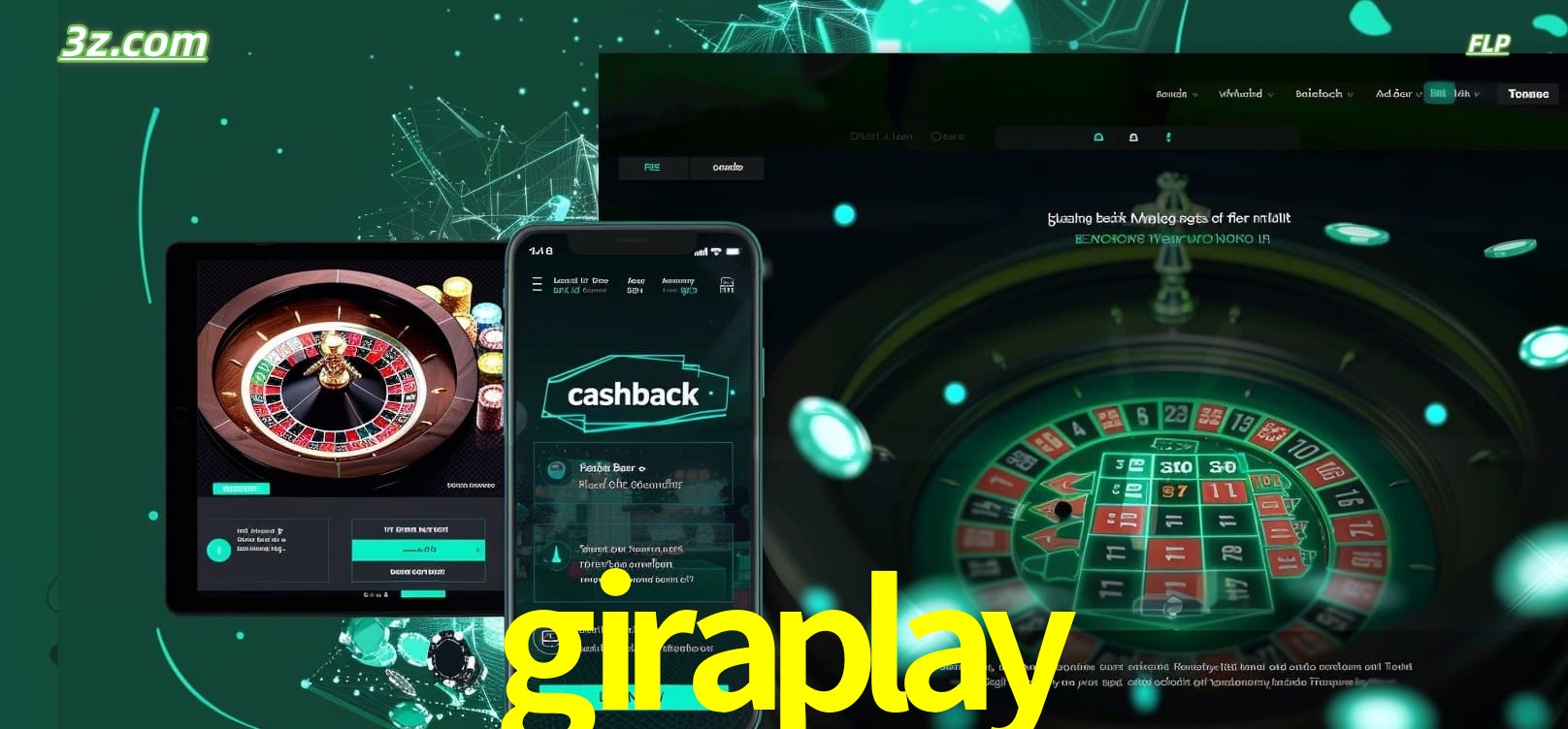 Jogue roleta em dispositivos móveis e desktop com giraplay